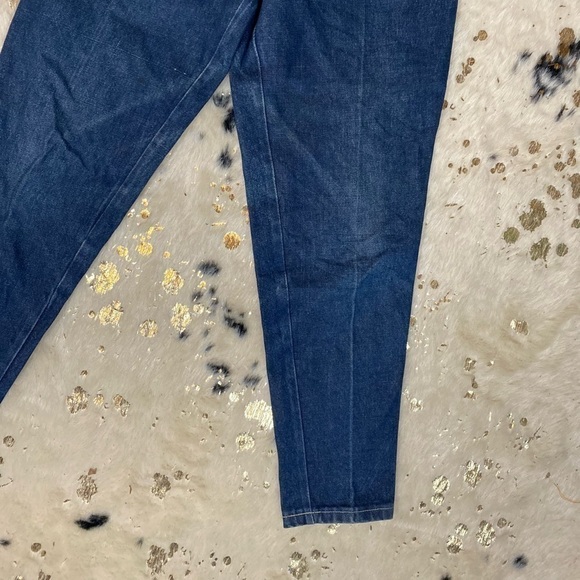 Chic 80s Vintage Dark Wash High Rise Denim Jeans Size 4 - Picture 6 of 6